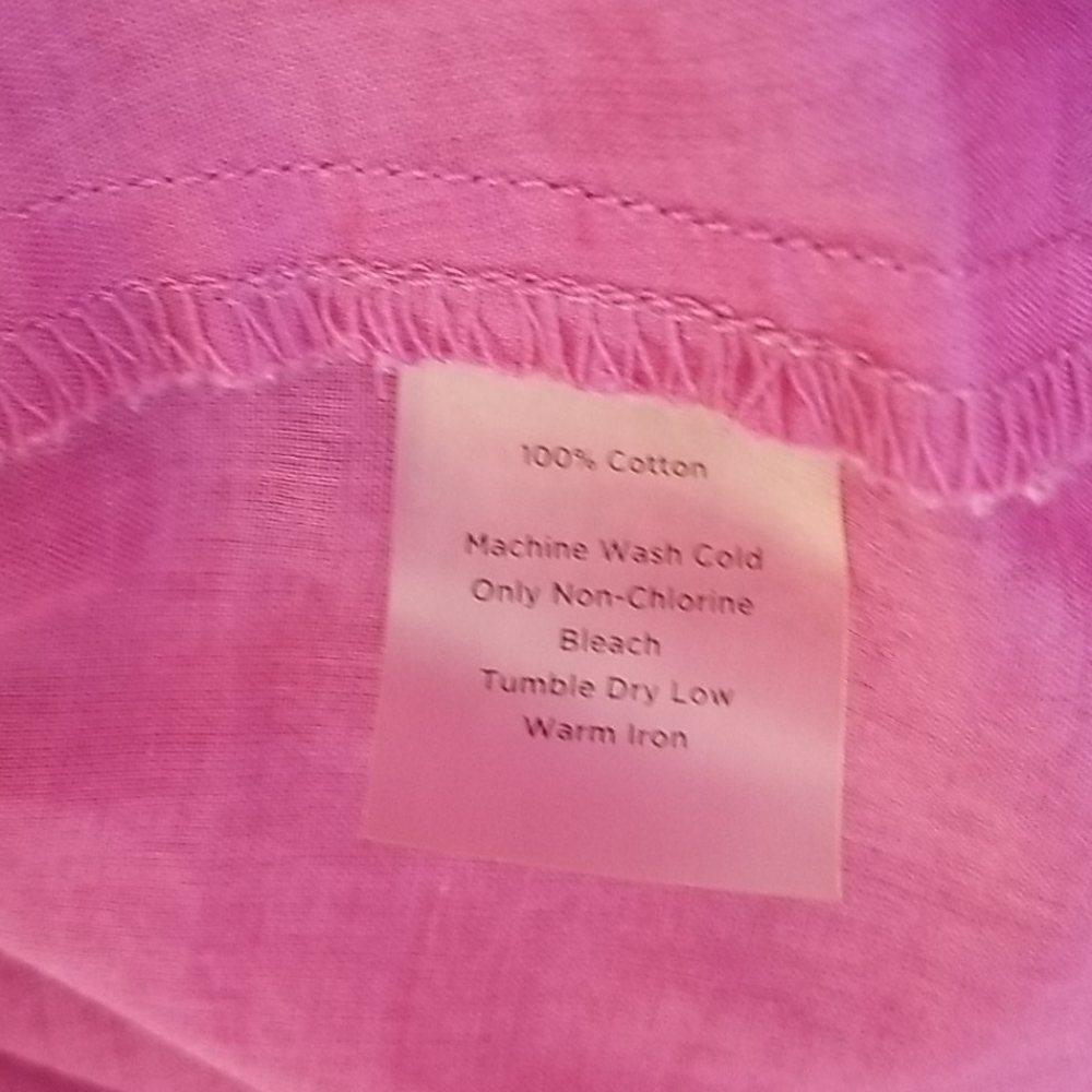 Talbot Raspberry Semi Sheer Cotton Top Tunic - Picture 8 of 8
